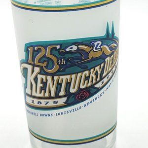 Kentucky Derby 125 1999 Commemorative Juice Drink Glass Cup